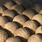 Cat Toy - Handcrafted Natural Sisal Ball Cratch & Chasing