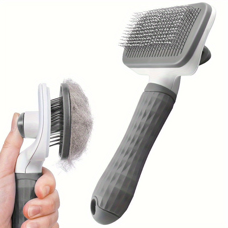 Essentials - Self-Cleaning Cat Grooming Brush