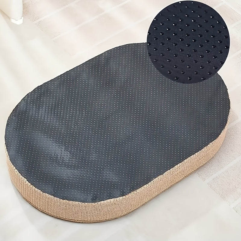 Cat Bed - Jute Cat Scratching Post with Integrated Toy Ball
