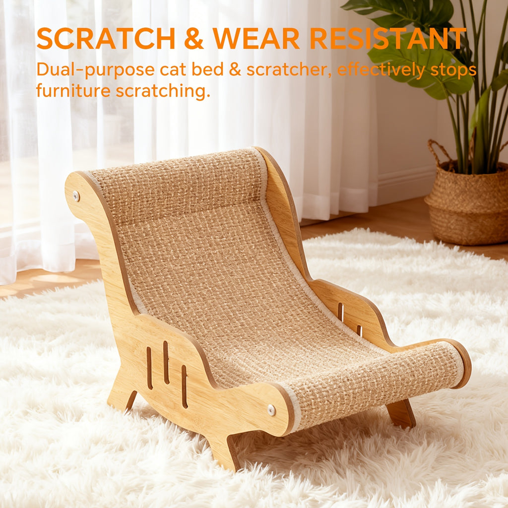 Sisal chair in home setting