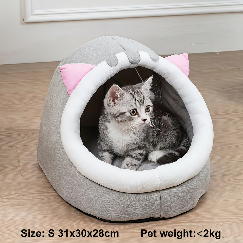 Cat Bed House - Pink Ear Kitten Cove