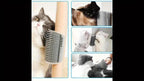 Essentials - Wall-Mounted Self-Cleaning Cat Grooming Comb