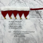 Christmas scarf size chart