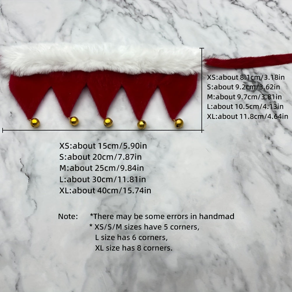 Christmas scarf size chart