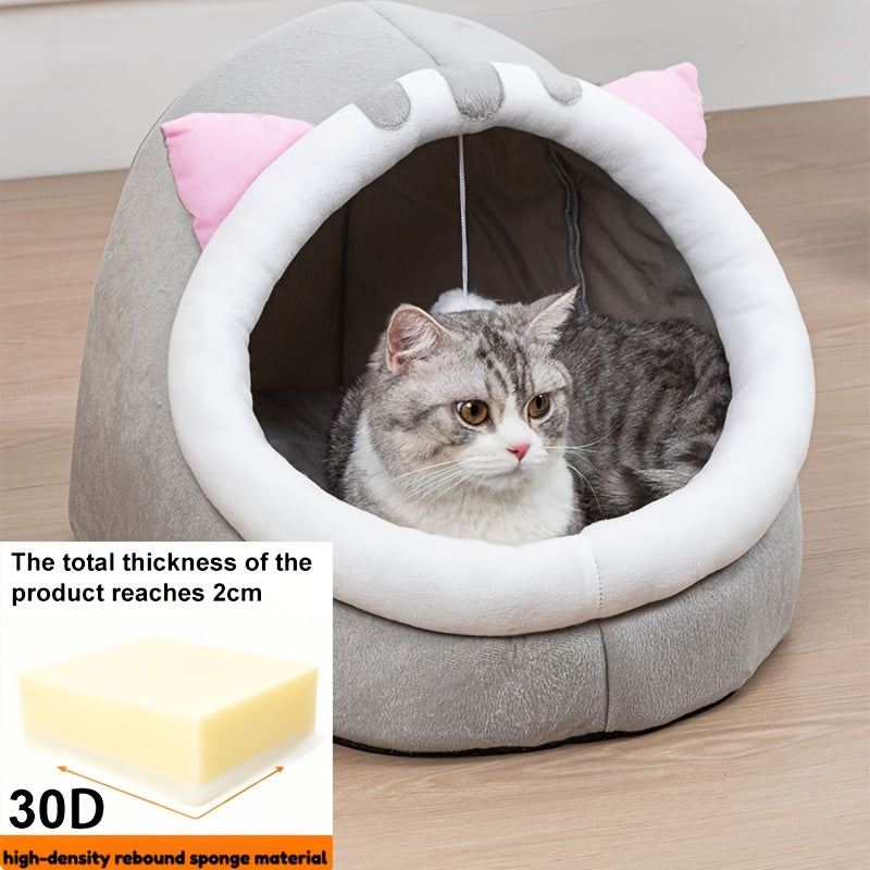 Cat Bed House - Pink Ear Kitten Cove