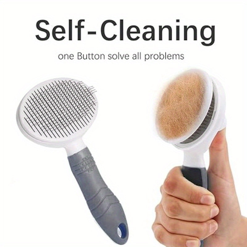 Essentials - Self-Cleaning Cat Grooming Brush