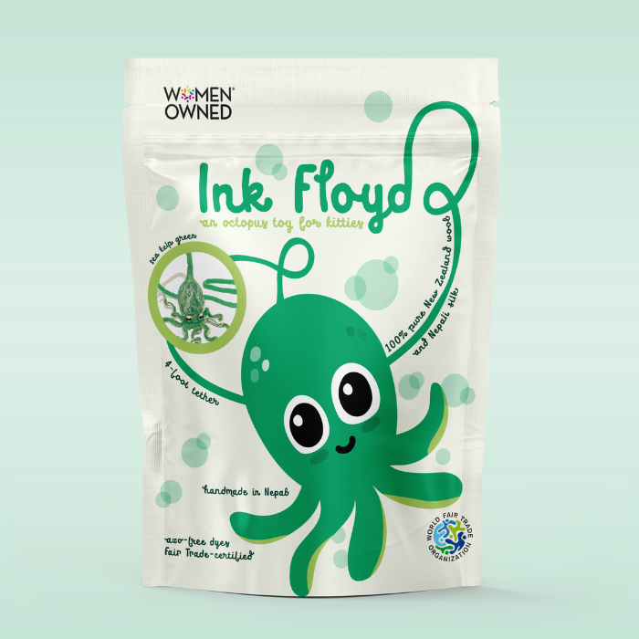 Ink Floyd octopus with 4-foot tether