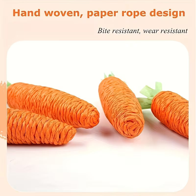 Hand woven paper rope design, bite and wear resistant