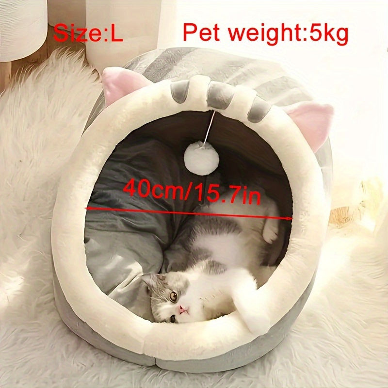 Cat Bed House - Pink Ear Kitten Cove