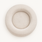 Top-down view of the Happy Cat Nest bed showing the ring wall and sunken cushion