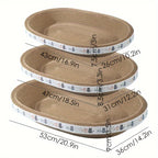 Three sizes - Small Medium Large with dimensions